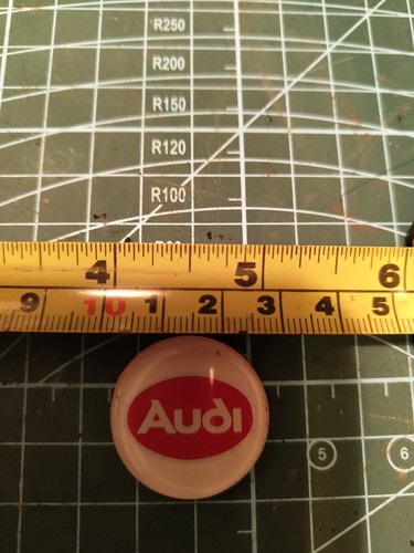Audi steering wheel badge 30mm - audi,